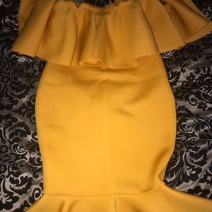 Midi off-shoulder dress